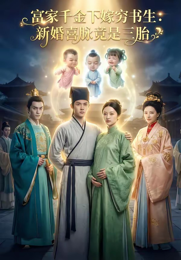 富家千金下嫁穷书生新婚喜脉竟是三胎